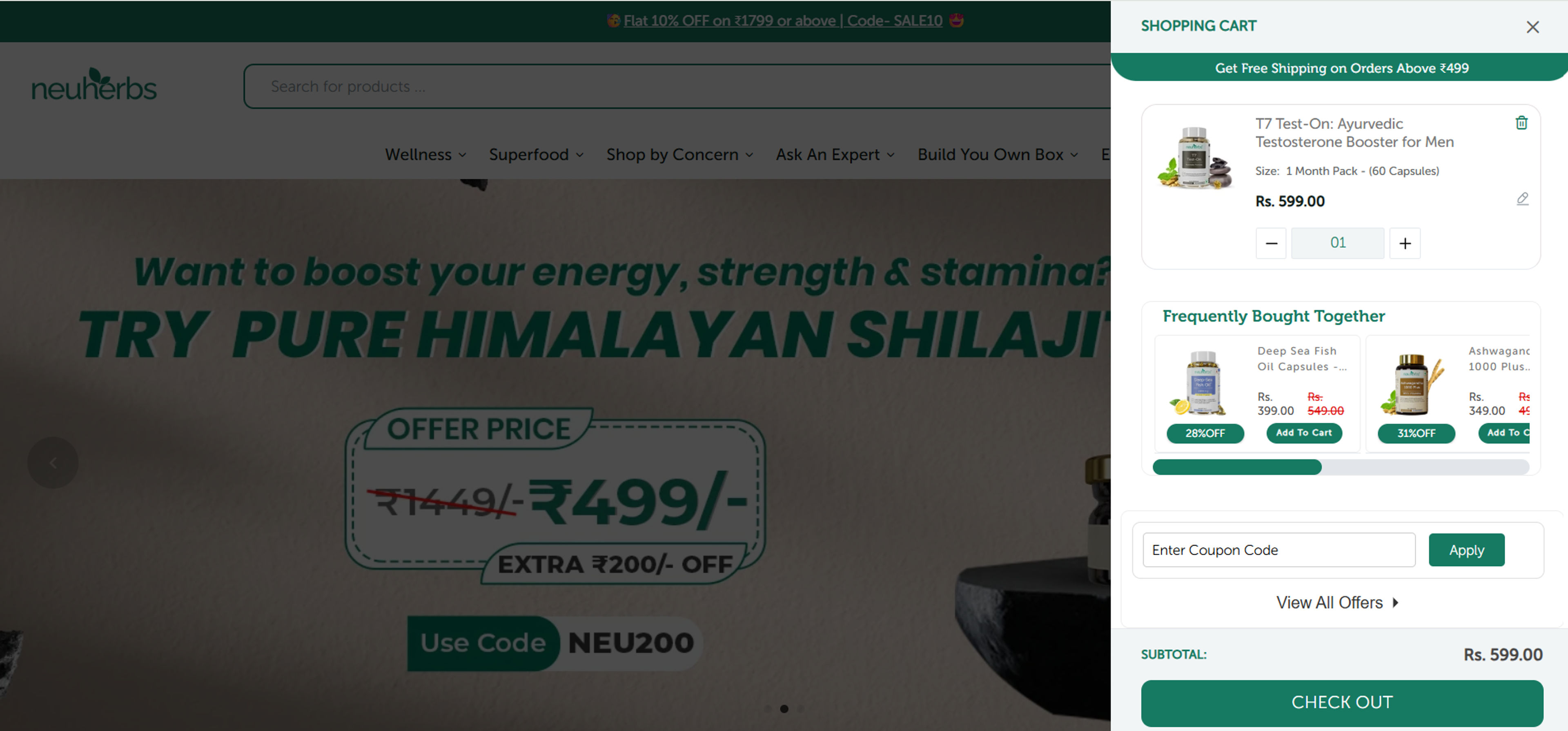 How to use coupon for Neuherbs